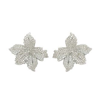 AGP PARIS Diva Collection Palm Leaves Studs