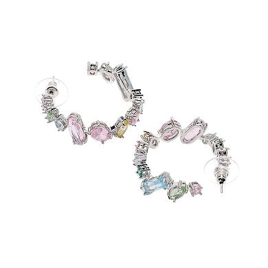 AGP PARIS Whimsical Multicolored Hoop Earrings