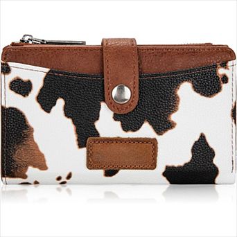 Bifold Wallet with Zipper and ID Window Card Holder