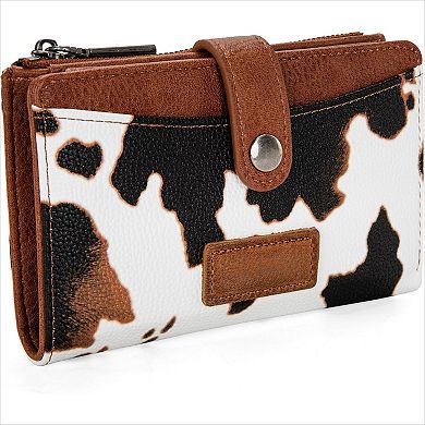 Bifold Wallet with Zipper and ID Window Card Holder