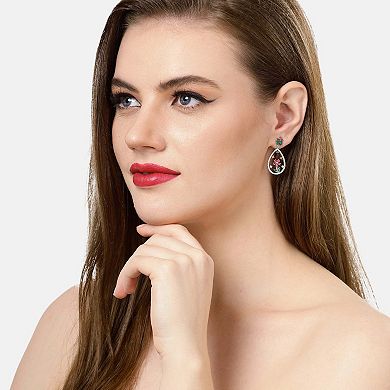 AGP PARIS Floral Drop Earrings