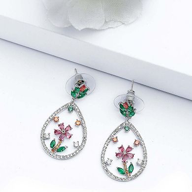 AGP PARIS Floral Drop Earrings