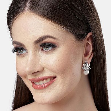 AGP PARIS Diva Collection Zirconia Floral Drops