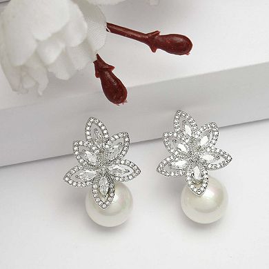 AGP PARIS Diva Collection Zirconia Floral Drops