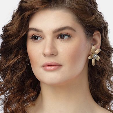 AGP PARIS Floral Stud Earrings