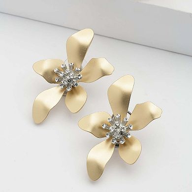 AGP PARIS Floral Stud Earrings