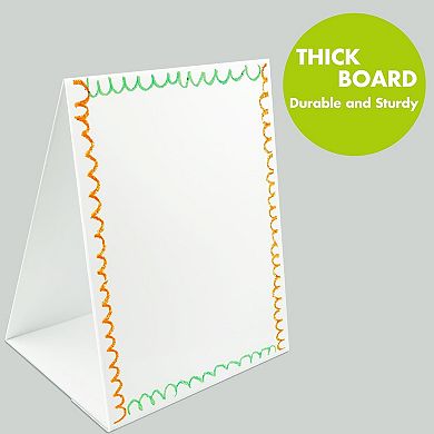 Great Ambitions Magnetic Tabletop Desktop Easel &Whiteboard with Bonus 8X Dry Erase Markers