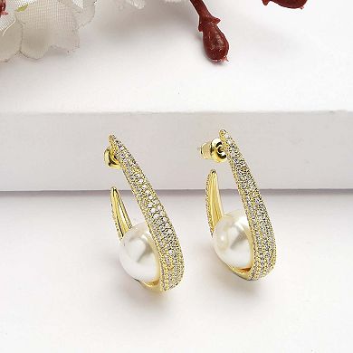 AGP PARIS Diva Collection Iconic Sling Pearl Earrings