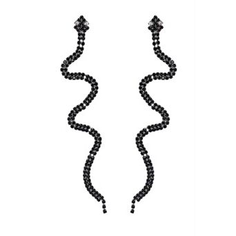 Stylish Snake Long Earrings