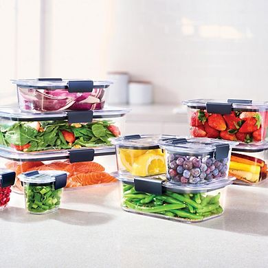 BPA-Free Airtight Food Storage Containers with Lids, 4-Piece, 4.7 Cup for Meal Prep & Lunch