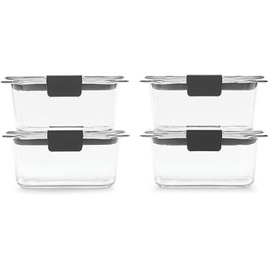 BPA-Free Airtight Food Storage Containers with Lids, 4-Piece, 4.7 Cup for Meal Prep & Lunch