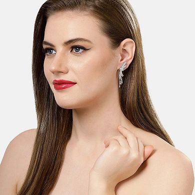 AGP PARIS Dramatic Bow-shaped Drop Earrings