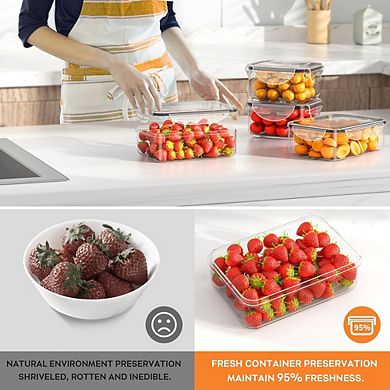 40 PCS Airtight Food Storage Containers with Lids, Leakproof Meal Prep Set