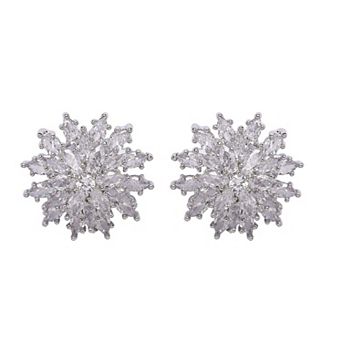 AGP PARIS Snowflake Stud Earrings