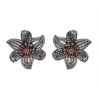 AGP PARIS Diva Floral Stud Earrings