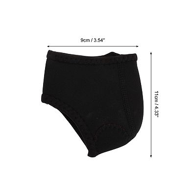 1 Pair Reusable Warm Heel Protectors for Comfortable Travelling and Daily Use