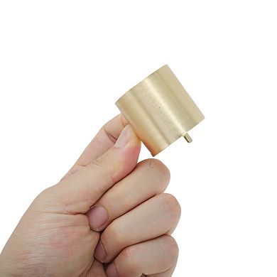 Semi-cylindrical Ponytail Buckle Hair Clip for Women 1.5"x1.5" 1 Pc