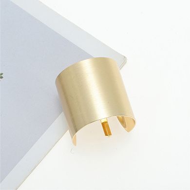 Semi-cylindrical Ponytail Buckle Hair Clip for Women 1.5"x1.5" 1 Pc