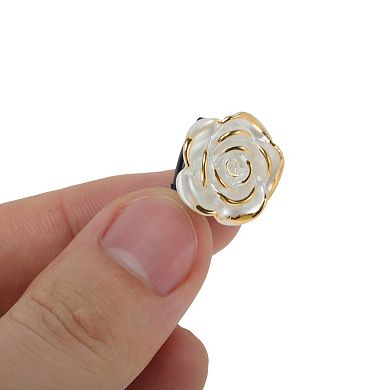 Rose Shoelace Charms 1 Pair