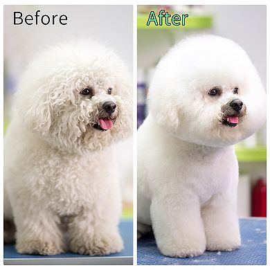 Deshedding Brush for Cats Pet Grooming White 7.2"x1.73" 1Pc