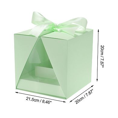 Elegant V-shape Flower Gift Boxes for Gifts 1 Pc 8.46"x7.87"x7.87"