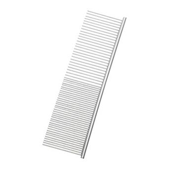 Pet Grooming Comb Stainless Steel Pet Grooming Comb 7.48"x1.97" Silver Tone 1 pc
