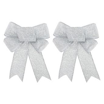 Fabric Gift Bow 3.94"x4.72" 2 pc for Gift Party Decor