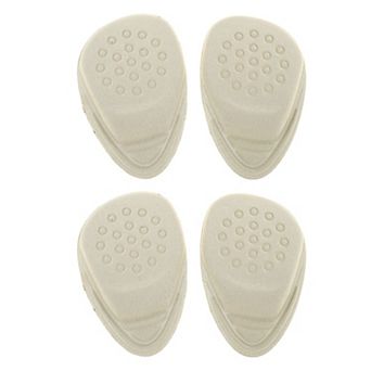 Soft Pointed Head Shock-absorbing Forefoot Insole Pads Apricot 2 Pairs