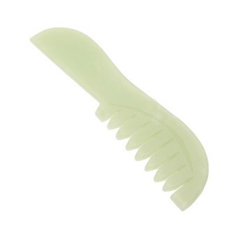 Long Handle Head Massage Comb for Home Green 1 pc