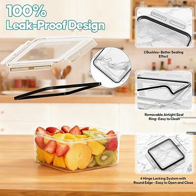 40-Piece Airtight Food Storage Container Set with Lids, BPA-Free, Leakproof