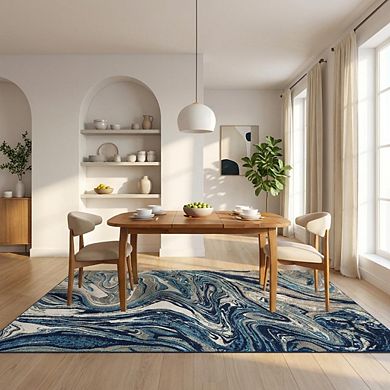 Fashionwu Modern Abstract Indoor Printed Home Aesthetic Decor Soft Area Rug for Kitchen Bedroom