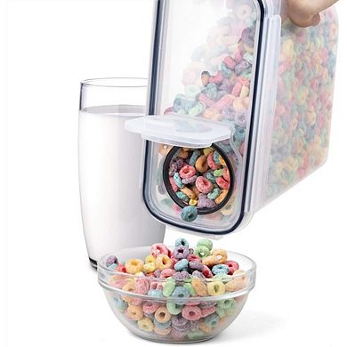4-Piece Airtight Cereal & Food Storage Containers, 135oz, BPA-Free, Dispenser Design