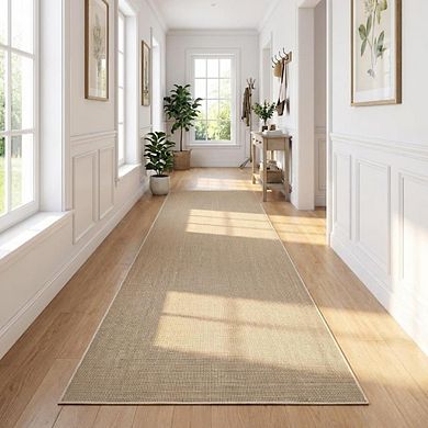 Fashionwu Modern Simple Living Room Solid Washable Printed Decor Easy to Clean Hallway Area Rug