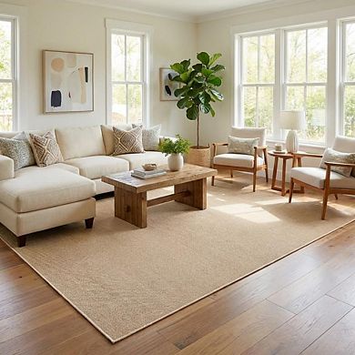 Fashionwu Modern Simple Living Room Solid Washable Printed Decor Easy to Clean Hallway Area Rug