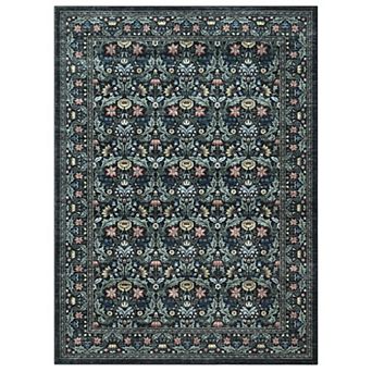 Fashionwu Living Room Modern Washable Printed Non Shedding Low Pile Non Slip Area Rug for Bedroom