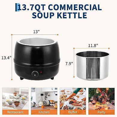 13L Soup Warmer for Restaurants