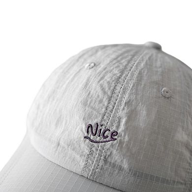 Lightweight Baseball Cap with Embroidered Nice Detail and Adjustable Back Strap