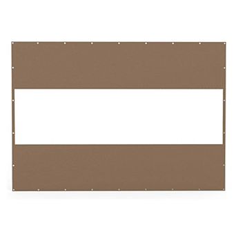 PVC Outdoor Curtain, 7'Hx10'W, Weather Resistant