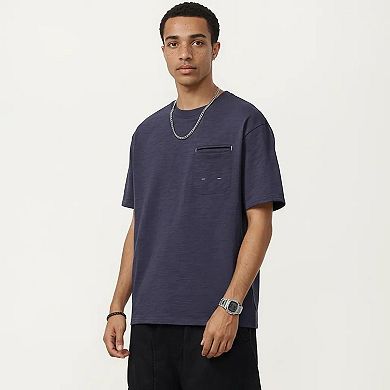 Men's Short Sleeve Pocket T-Shirt with Relaxed Fit