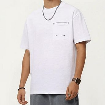 Men's Short Sleeve Pocket T-Shirt with Relaxed Fit