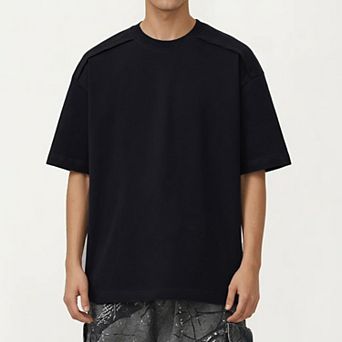 Men's Short Sleeve Crew Neck Essential T-Shirt with Relaxed Fit