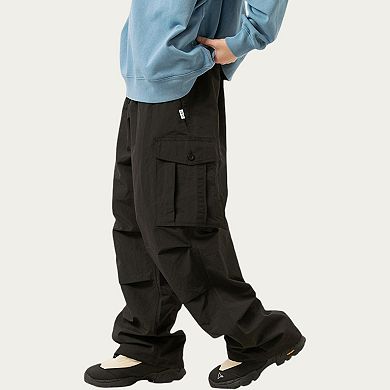 Men's Relaxed Fit Utility Cargo Pants with Multi Pocket Design