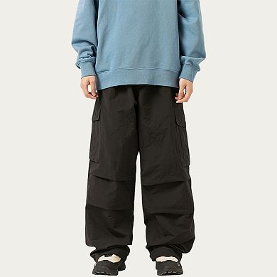 Men's Relaxed Fit Utility Cargo Pants with Multi Pocket Design