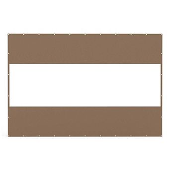 PVC Outdoor Curtain, 8'Hx12'W, Weather Resistant