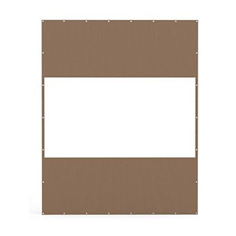 PVC Outdoor Curtain, 10'Hx8'W, Weather Resistant