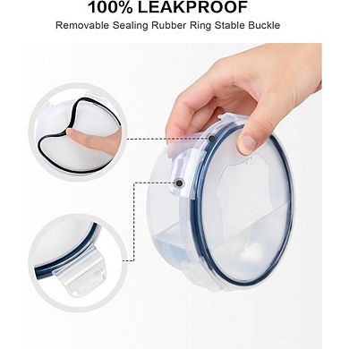 32-Piece Food Storage Container Set with Lids, Airtight & Leakproof