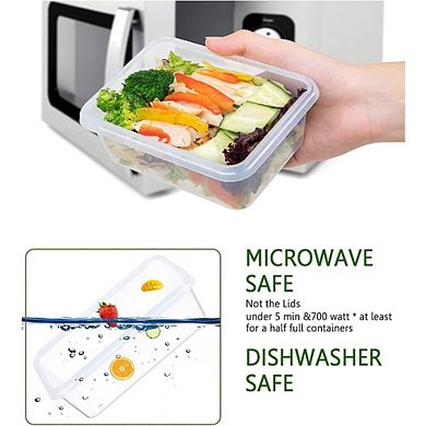 32-Piece Food Storage Container Set with Lids, Airtight & Leakproof