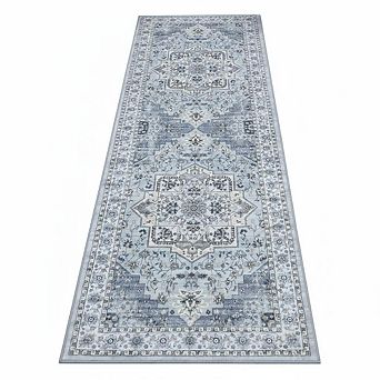ANIXOL Vintage Medallion Washable Area Rug