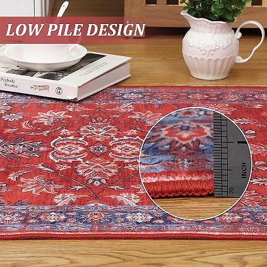ANIXOL Washable Vintage Runner Rug