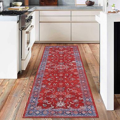 ANIXOL Washable Vintage Runner Rug